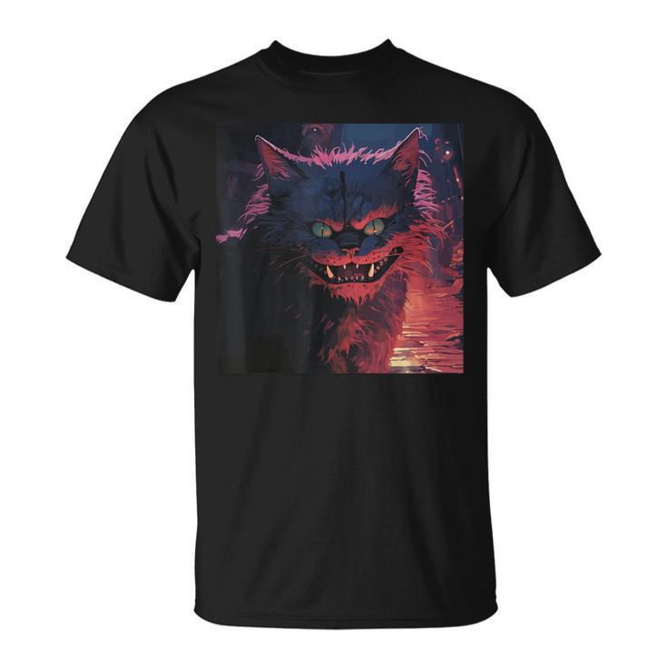 Cheshire Cat Illustration T-Shirt