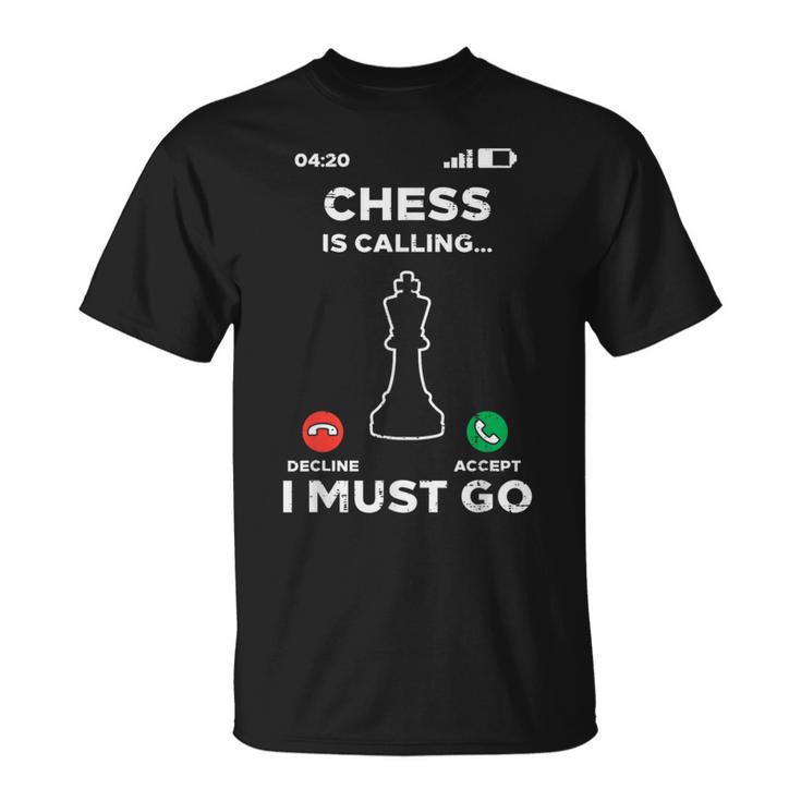 Chess Is Calling I Must Go Player Master Women T-Shirt