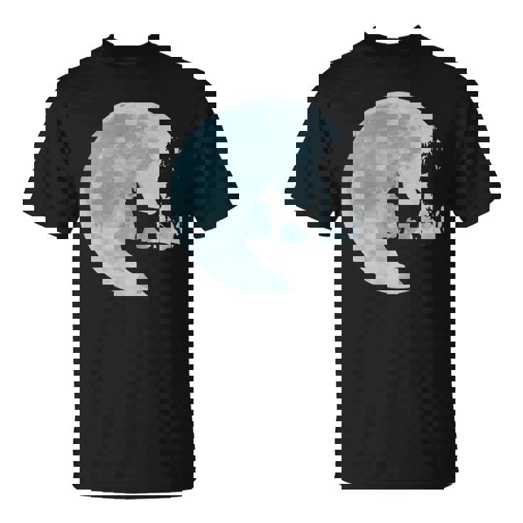 Chihuahua Dog Full Moon Love Sweet Puppy Owner Cute Pet T-Shirt