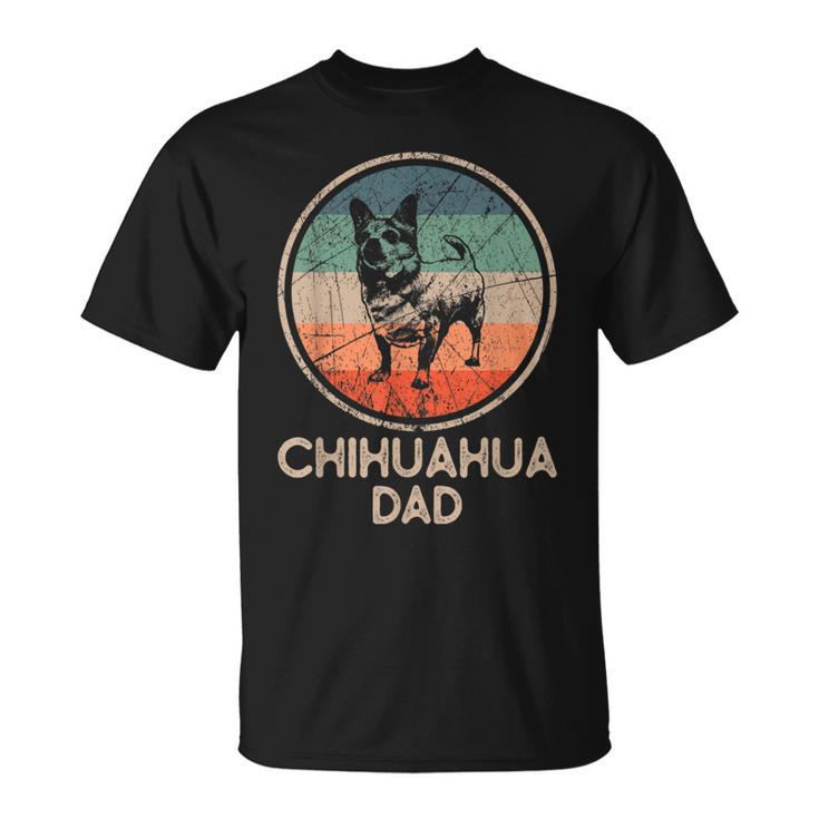 Chihuahua Dog -Intage Dad Chihuahua Dad S T-Shirt