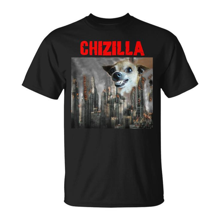 Chihuahua Dog Lovers Watch Out For The Monster Chizilla T-Shirt