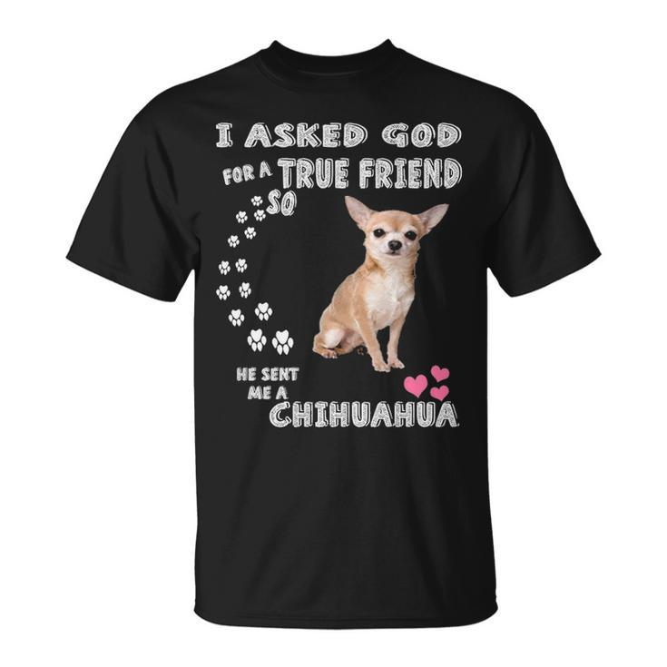 Chihuahua Techichi Dog Lovers Cute Chihuahua Mom T-Shirt