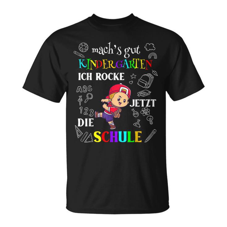 Children's Mach's Gut Kindergarten Ich Rocke Jetzt Die Schule T-Shirt