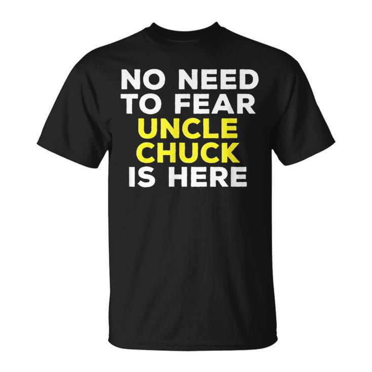 Chuck Uncle Family Graphic Name T-Shirt