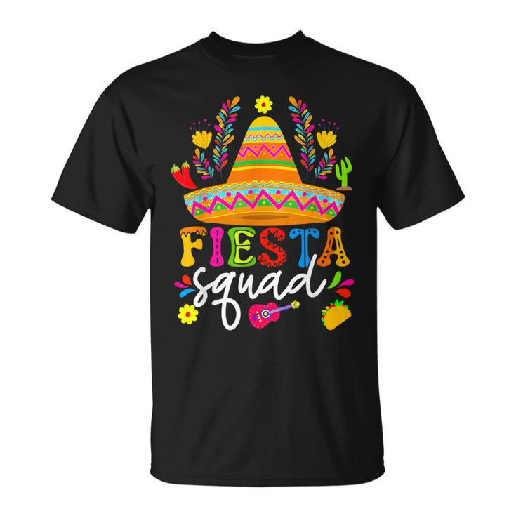 Cinco De Mayo Fiesta Squad Mexican Party Cinco De Mayo Party T-Shirt