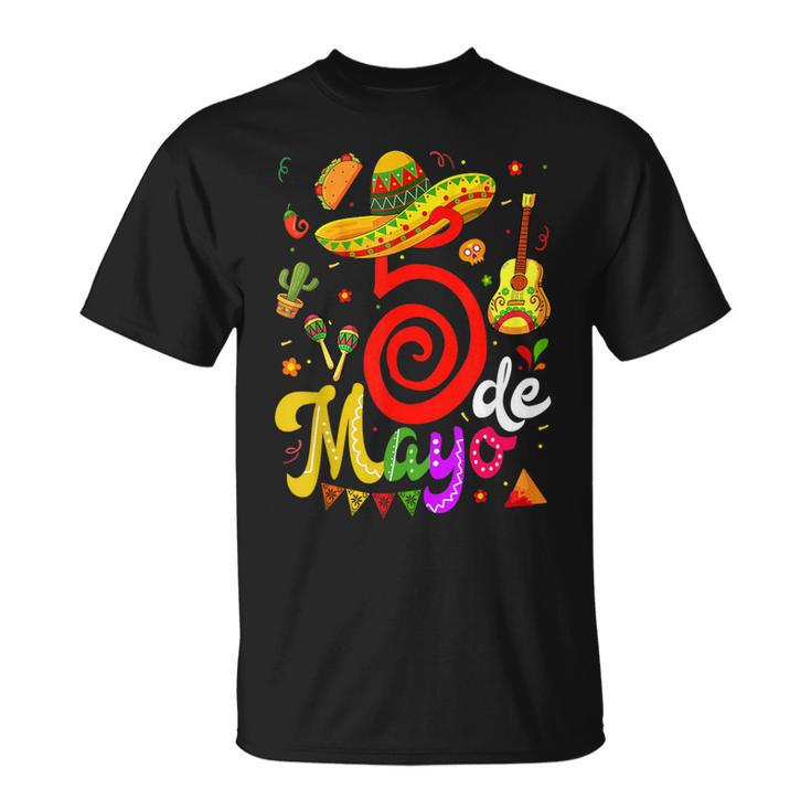 Cinco De Mayo Fiesta Surprise Camisa 5 De Mayo Viva Mexico T-Shirt