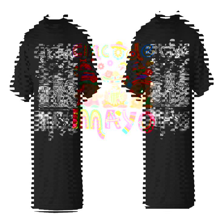 Cinco De Mayo Mexican Gnome Fiesta 5 De Mayo Mexican Day T-Shirt