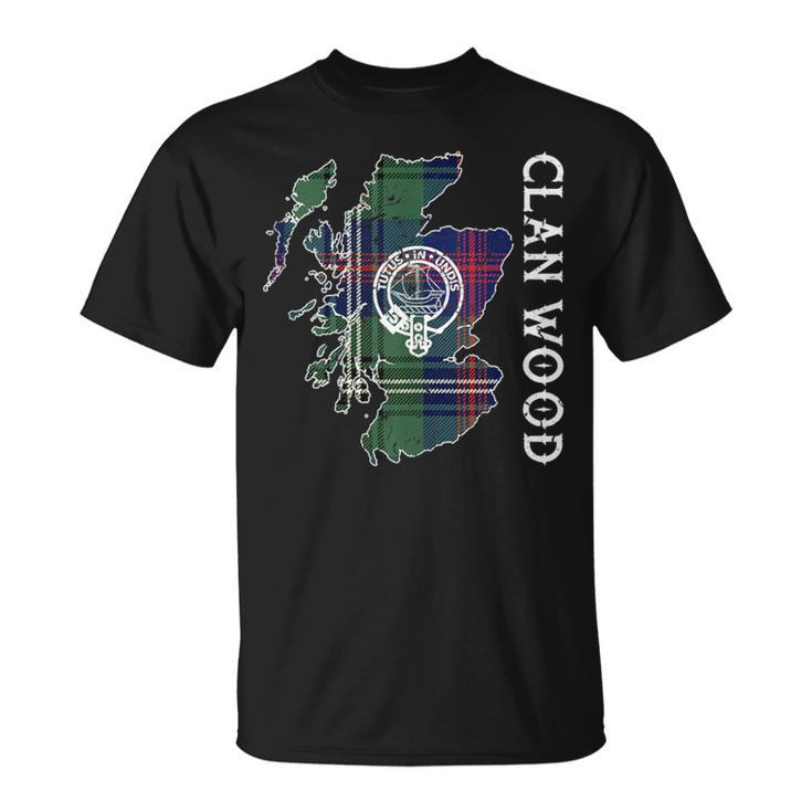 Clan Wood Family Name Surname Reunion Matching Family Tree T-Shirt