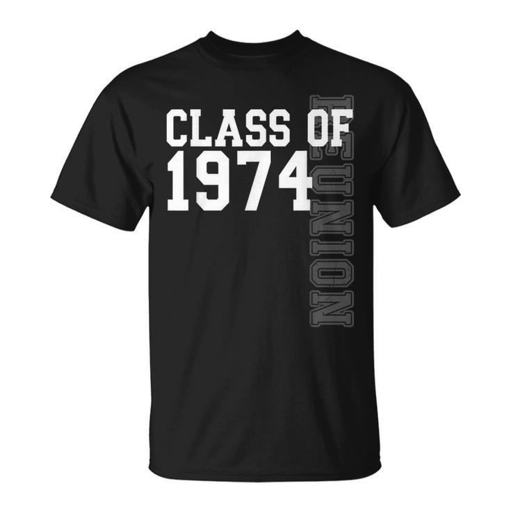 Class Of 1974 50Th Reunion High School Senior Graduation T-Shirt