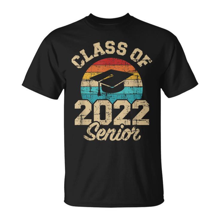 Class Of 2022 Senior Vintage Retro T-Shirt