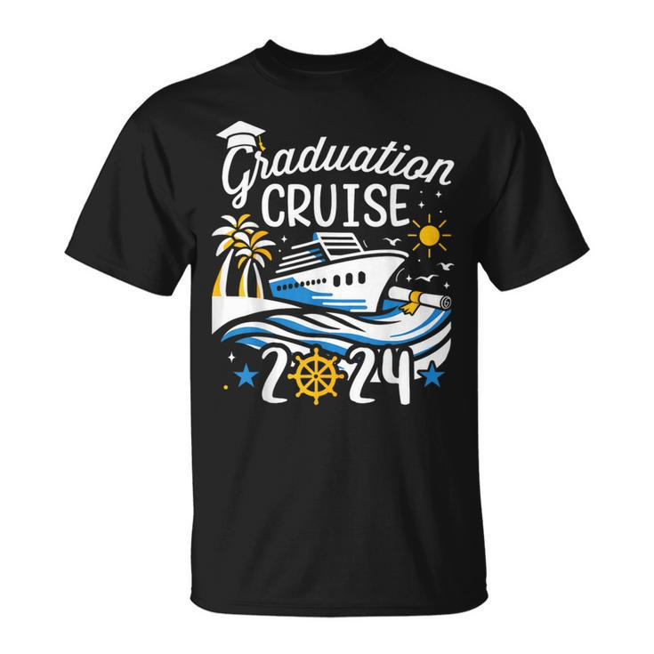Class Of 2024 Graduation Cruise For Senior Graduates T-Shirt