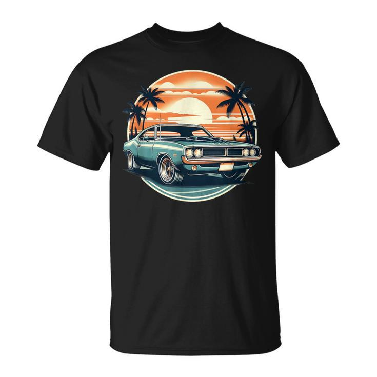 Classic Muscle Car Retro Vintage Style T-Shirt