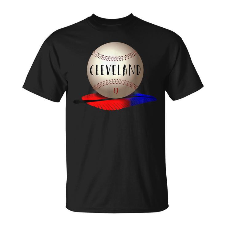 Cleveland Hometown Indian Tribe Baseball 19 Logo T-Shirt