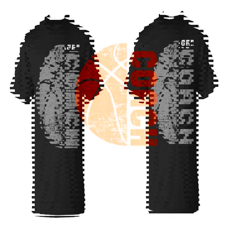 Coach Basket Regalo Baloncesto Entrenadorintage Mejor Entrenador Camiseta unisex