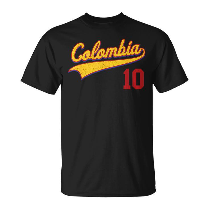 Colombia Baseball Jersey Camiseta Beisbol Colombiana T-Shirt