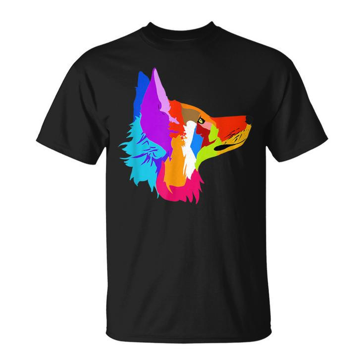 Coloring Cute Fox For Foxes Forest & Animal Lovers T-Shirt