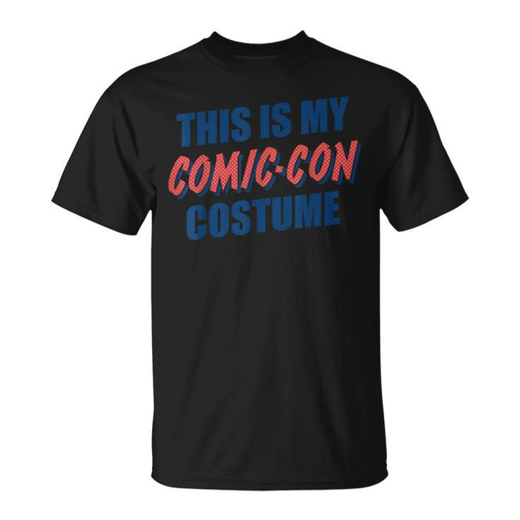This Is My Comic-Con Costume Halftone Graphic T-Shirt