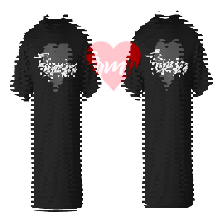 Con El Nombre I Love Fermina I Heart Named Camiseta unisex