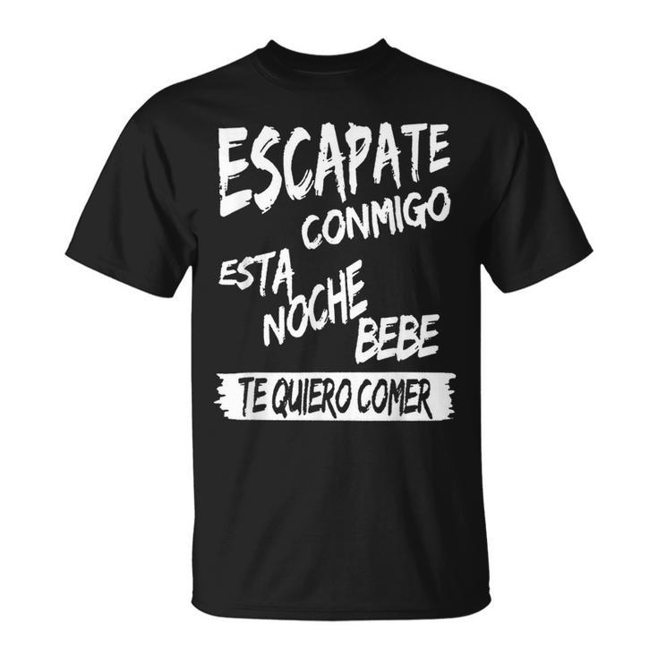 Cool Escapate Conmigo Esta Noche Bebe T-Shirt