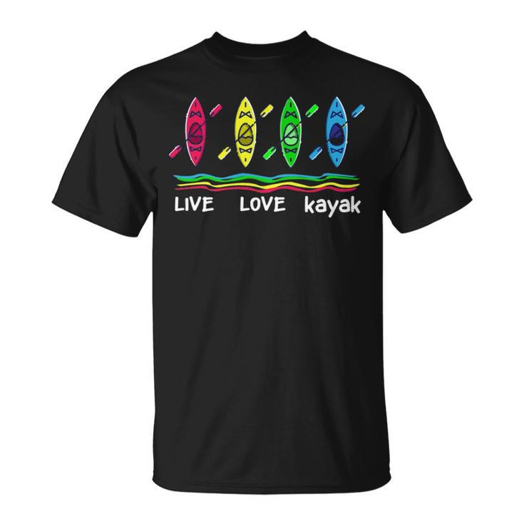 Cool Kayaks For Outdoor Adventure Kayaking Boating T-Shirt