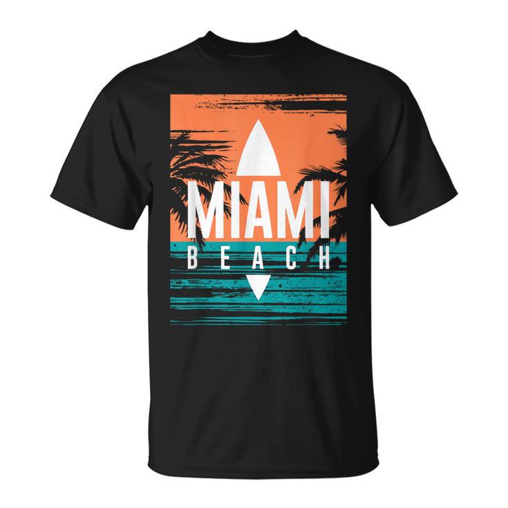 Cool Miami Beach I Love Miami Florida Miami T-Shirt