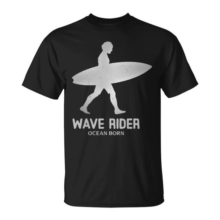 Cool Surfing Wave Rider T-Shirt