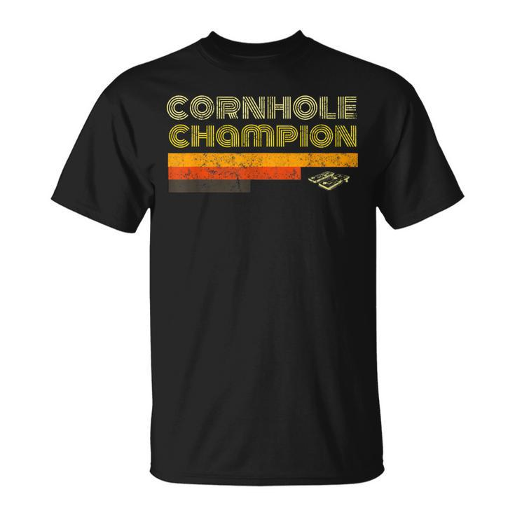 Cornhole For Team Dad Vintage Retro T-Shirt