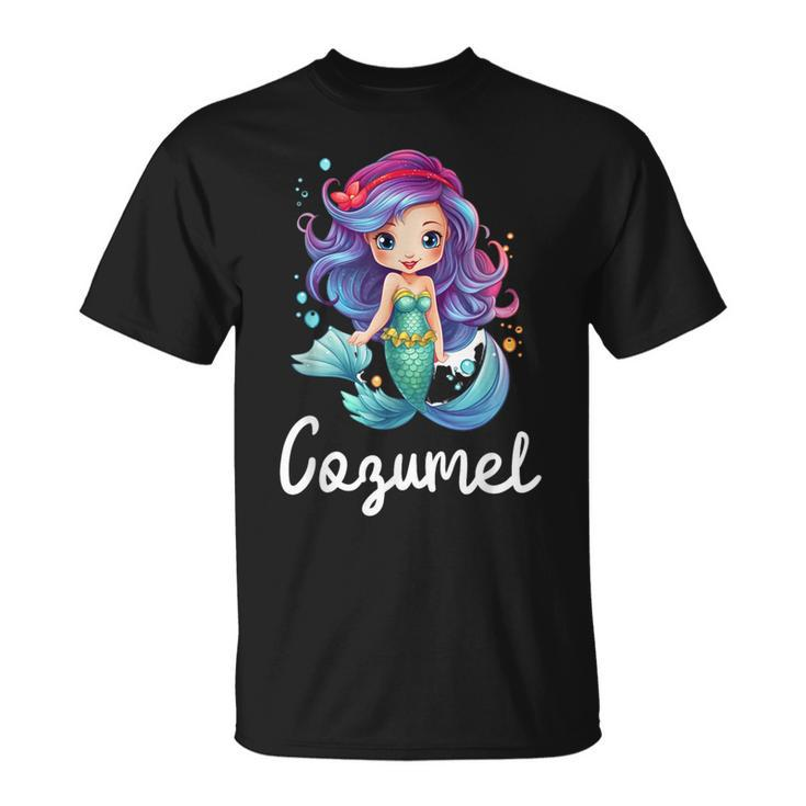 Cozumel Mexico Mermaid Vacation T-Shirt