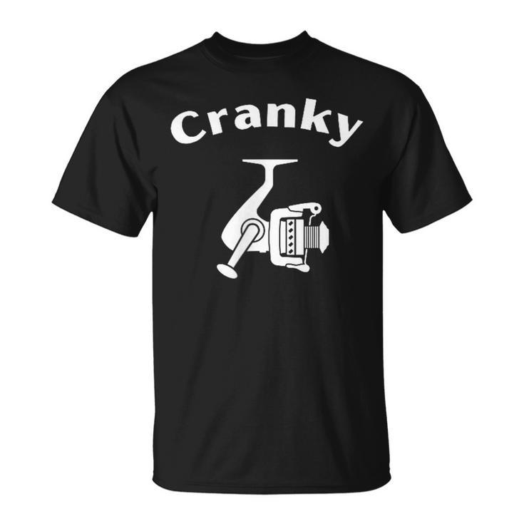 Crankbait Fishing Lures Cranky Terrible Cycling T-Shirt