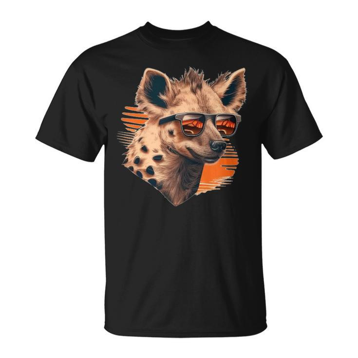 Crazy Looking And Laughing Hyena T-Shirt