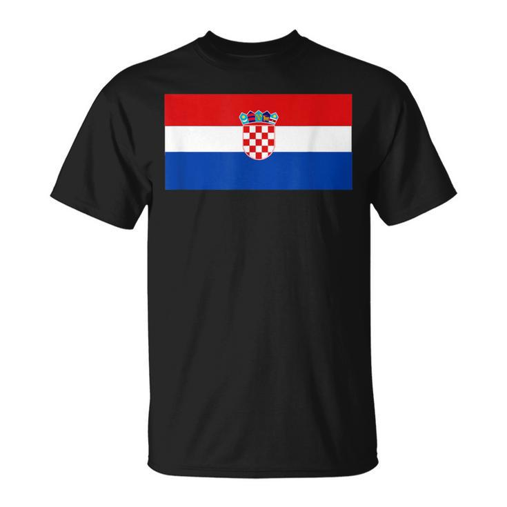 Croatia 2021 Flag Love Soccer Cool Football Fans Support T-Shirt