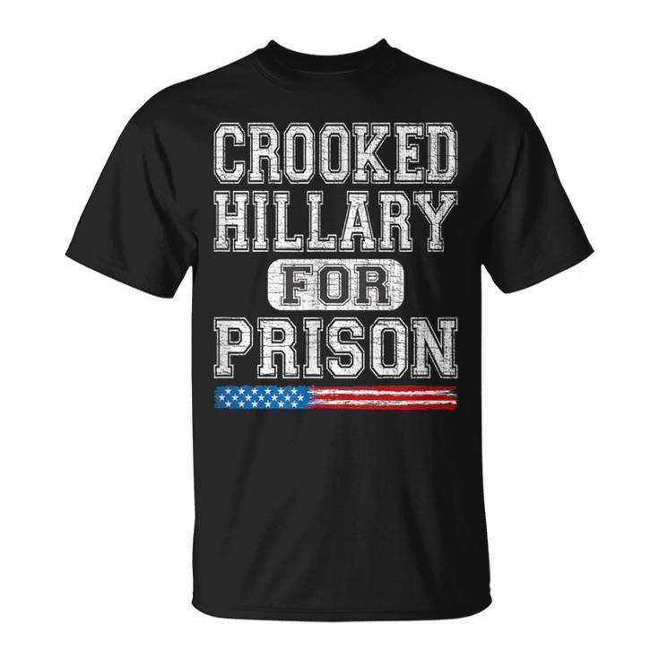 Crooked Hillary For Prison Vintage Style T-Shirt