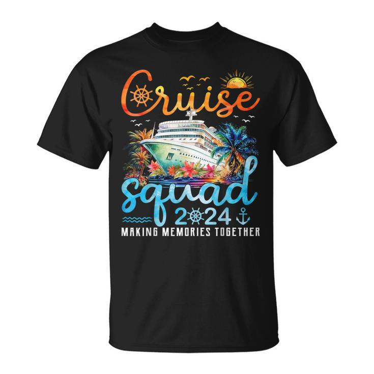 Cruise Squad 2024 Family Group Matching Summer Vacation T-Shirt