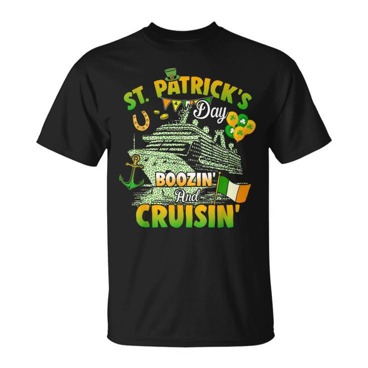 Cruisin And Boozin 2024 St Patrick Day Matching Family T-Shirt