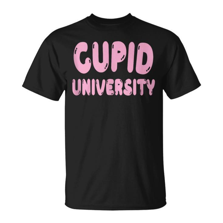 Cupid University Pink For Valentine's Day T-Shirt
