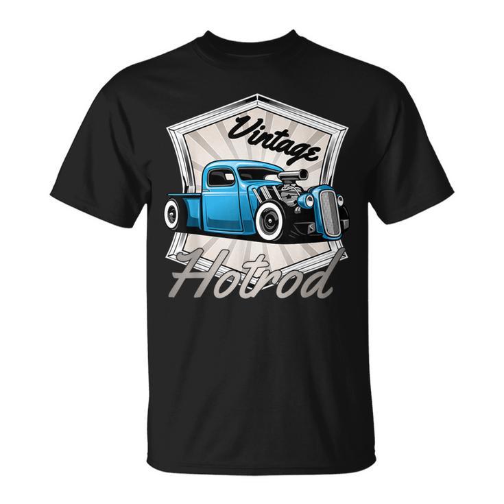 Custom Car Enthusiasts Retro Hotrod Vintage Hot Rod T-Shirt