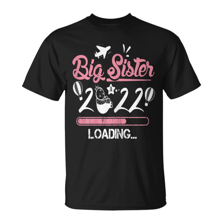 Cute Big Sister 2022 First Sibling Becoming Big Sister T-Shirt