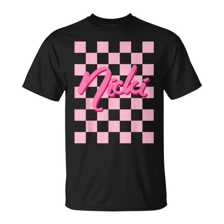 Cute First Name Nicki Boy Girl T-Shirt