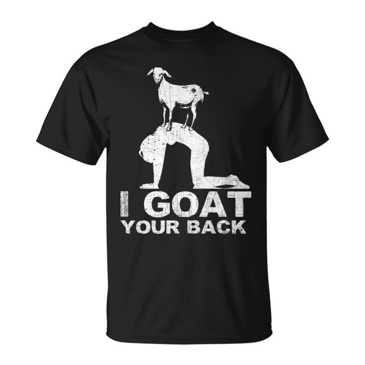 Cute Goat Yoga I Goat Your Back With Yoga Pose T-Shirt