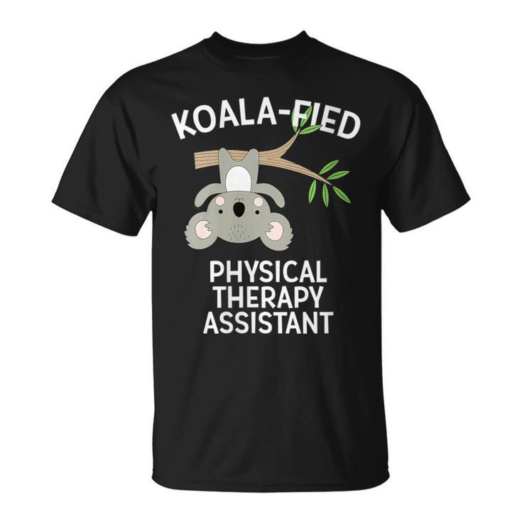 Cute Koala Physical Therapy Assistant Pt Pta Pun T-Shirt