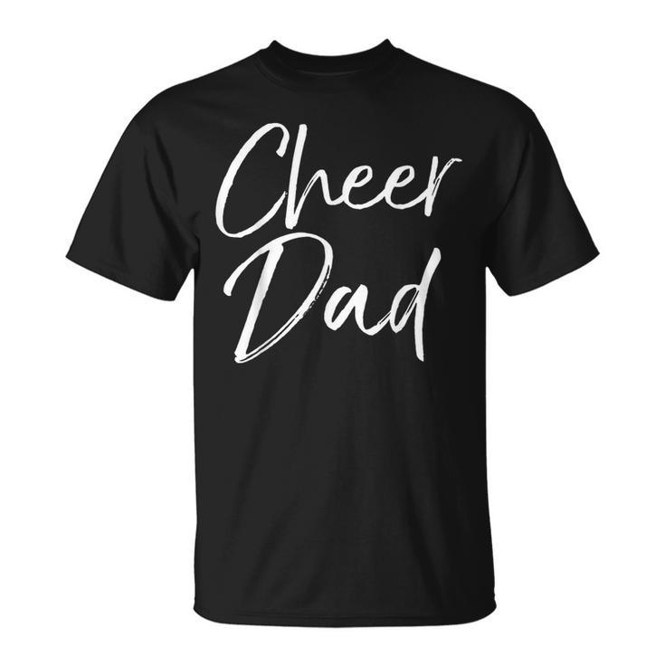 Cute Matching Family Cheerleader Father Cheer Dad T-Shirt