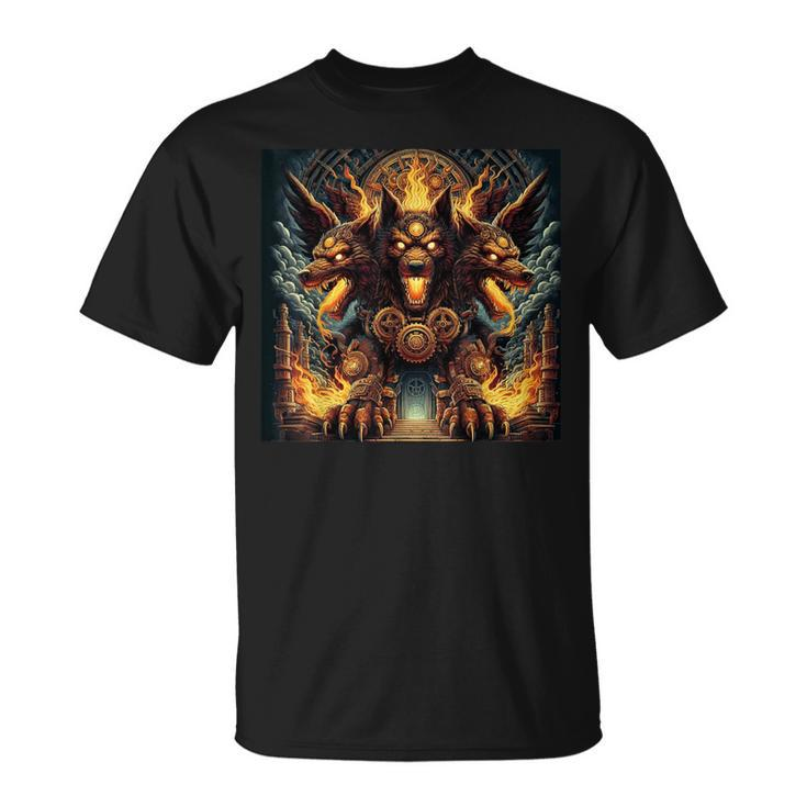 Cyberpunk Style Cerberus T-Shirt