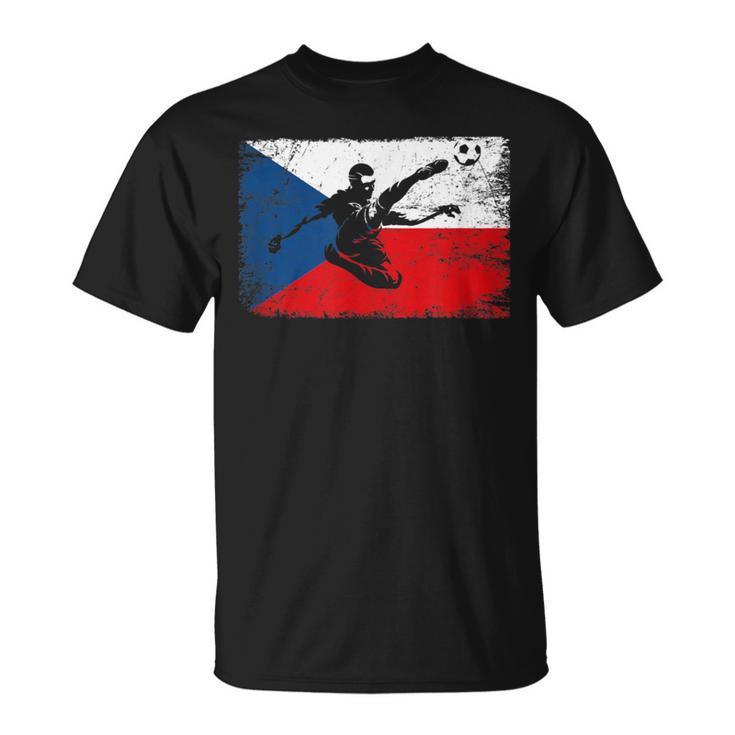 Czech Flag Football Jersey T-Shirt