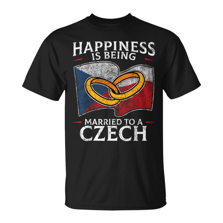 Czech Republic Marriage Czech Heritage Culture Married T-Shirt