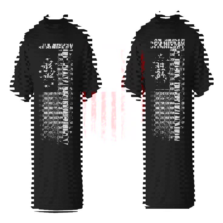 D-Day 80Th Anniversary American Flag 1944 Normandy T-Shirt