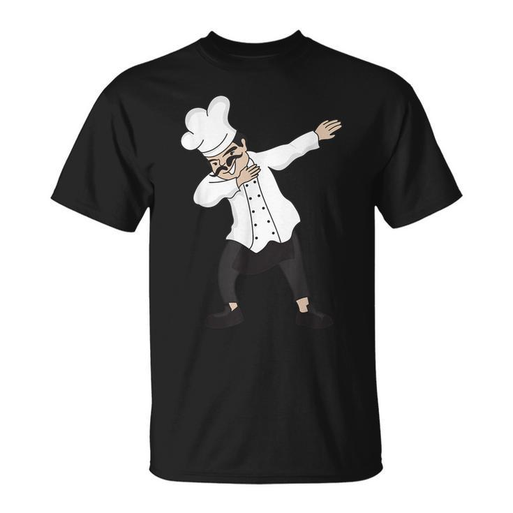 Dabbing Koch Chef Pizza Baker Chef With Chef's Hat T-Shirt