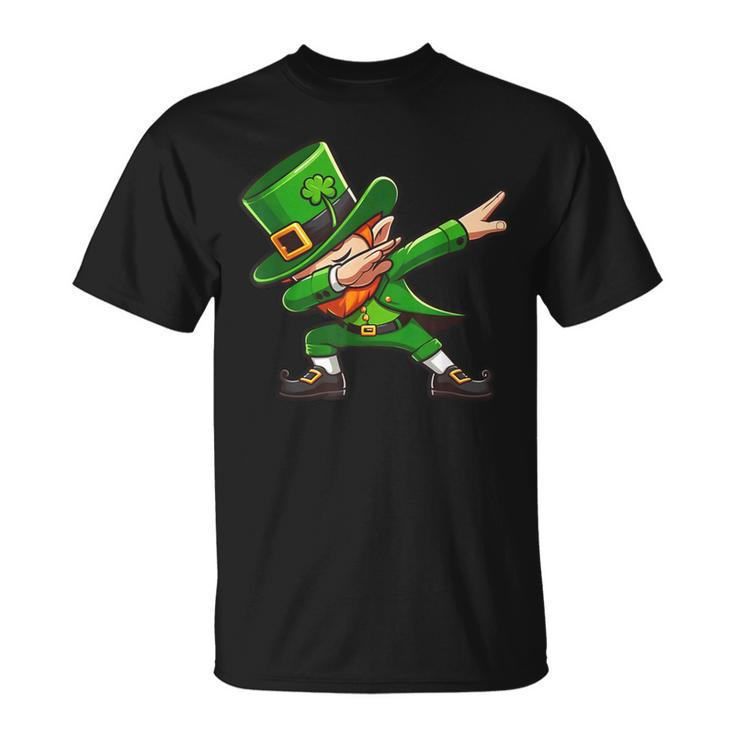 Dabbing Leprechaun St Patrick's Day Irish Dab Dance T-Shirt