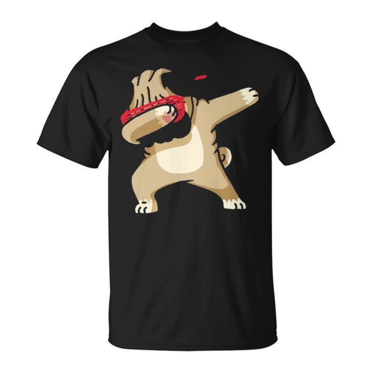 Dabbing Pug Dog  Dab Dance Puppy T-Shirt
