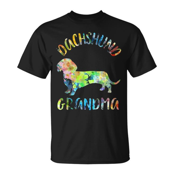 Dachshund Grandma Wiener Grandma Dachshund Owner T-Shirt