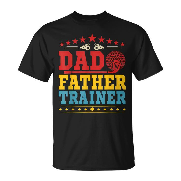 Dad Father Trainer Costume Golf Sport Trainer Lover T-Shirt